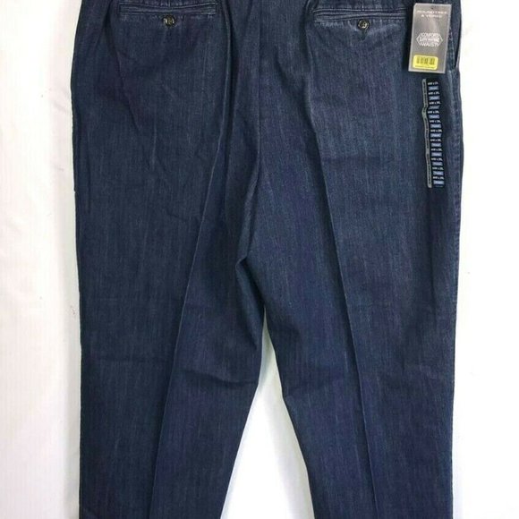 Roundtree & Yorke Jeans Roundtree Yorke Big Man Classic Pleated 46 X